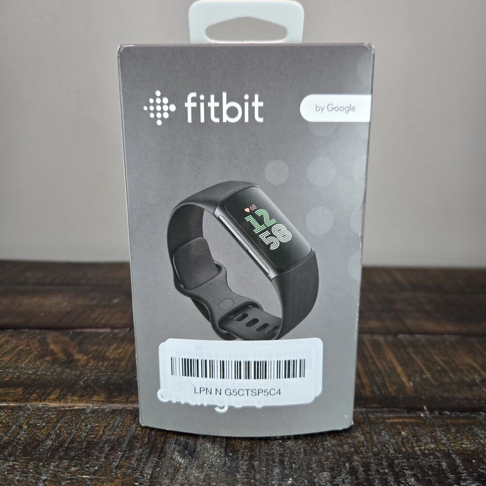 Fitbit Charge 6 Fitness Tracker Activity Tracker GPS Heart Rate Black Obsidian